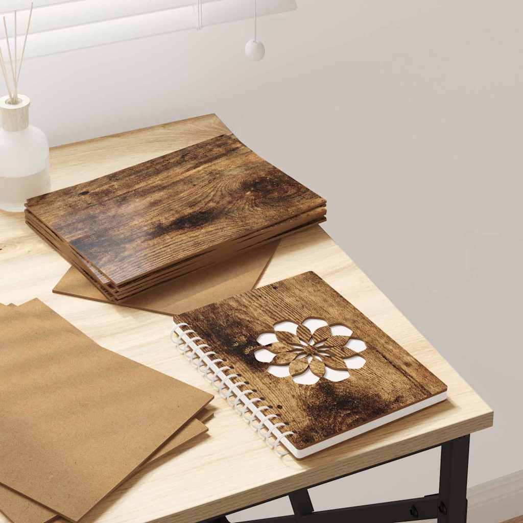 vidaXL Decorpanelen 150 pcs Wit 21 x 30 x 0.3 cm Bewerkt hout