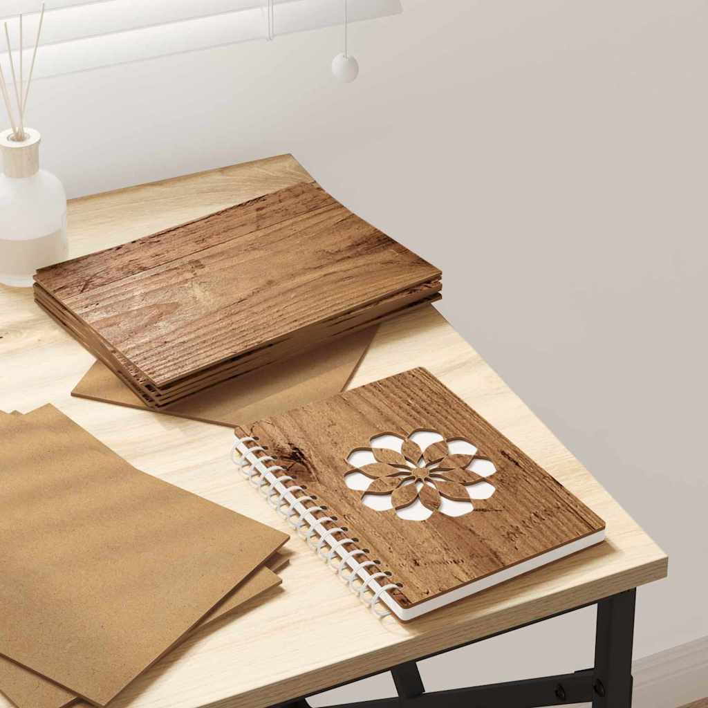 vidaXL Decorpanelen 150 pcs Wit 21 x 30 x 0.3 cm Bewerkt hout