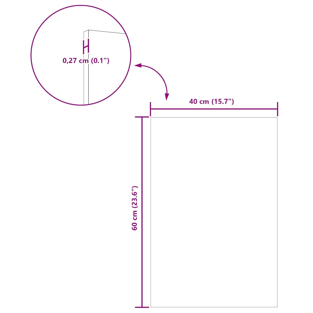 vidaXL Decorpanelen 12 pcs Wit 40 x 60 x 0.3 cm Bewerkt hout