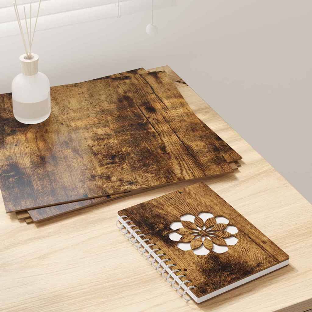 vidaXL Decoratieve Panelen 12 pcs Wit 30 x 30 x 0.3 cm Bewerkt hout