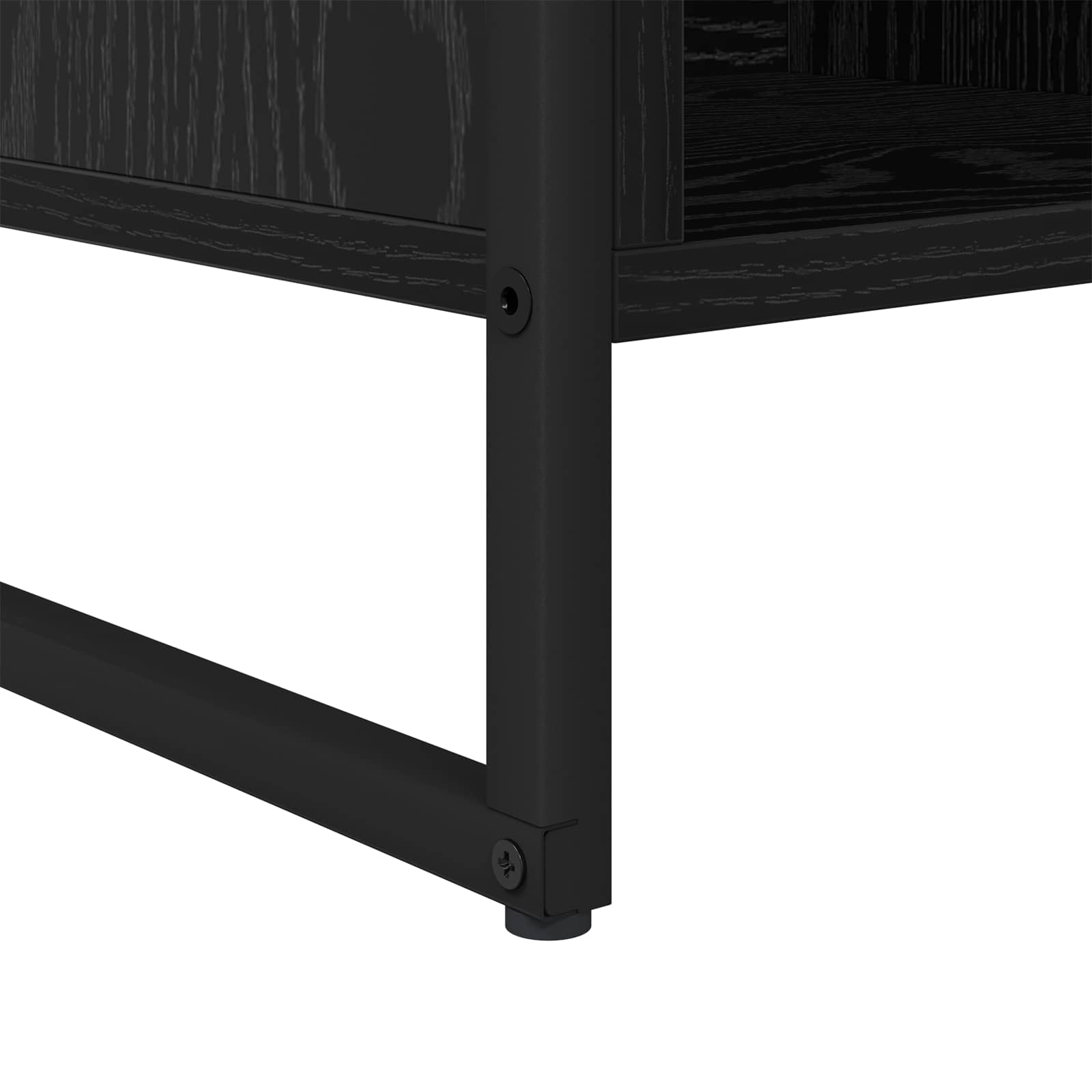 vidaXL Boekenkast Zwart Eiken 68 x 30 x 108.5 cm Bewerkt hout
