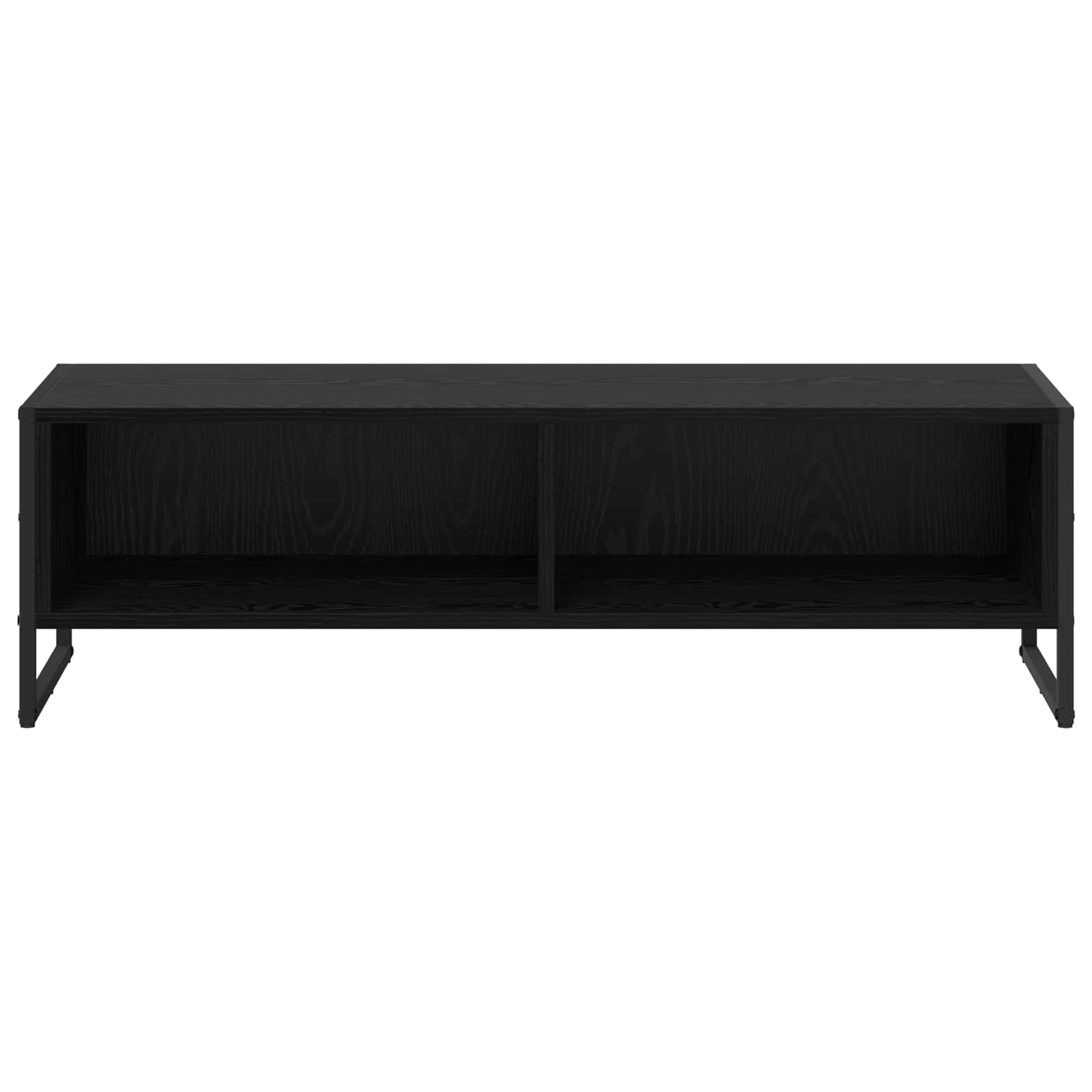 vidaXL TV-kast Zwart Eiken 100 x 36.5 x 30.5 cm Bewerkt hout