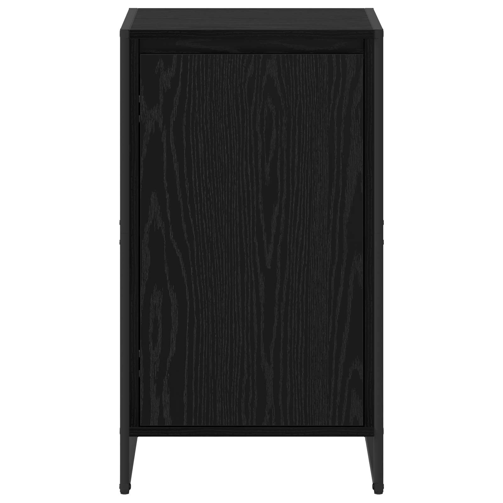 vidaXL Dressoir Zwart Eiken 43 x 36 x 75,5 cm Bewerkt hout