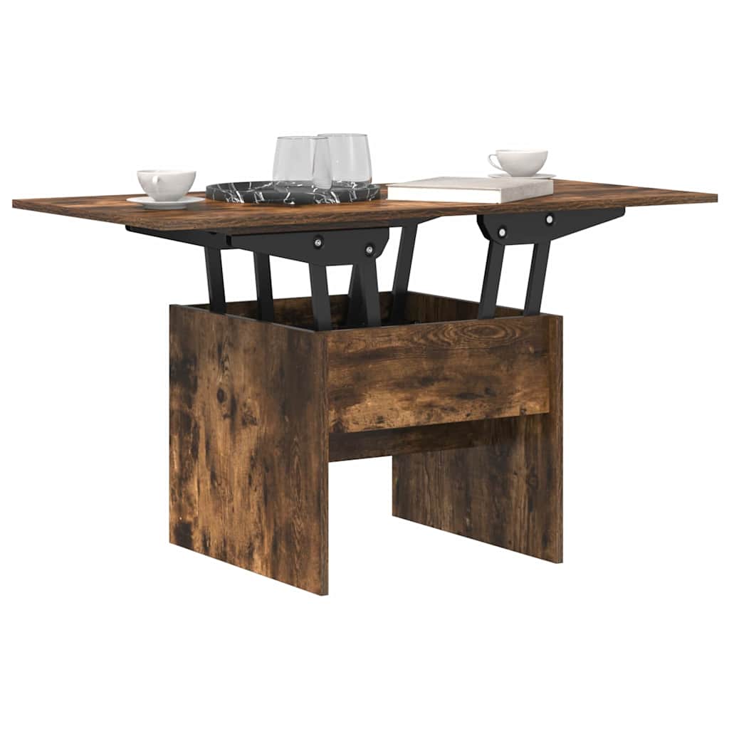 vidaXL Salontafel Wit 55 x 54,5 x 45 cm Bewerkt hout