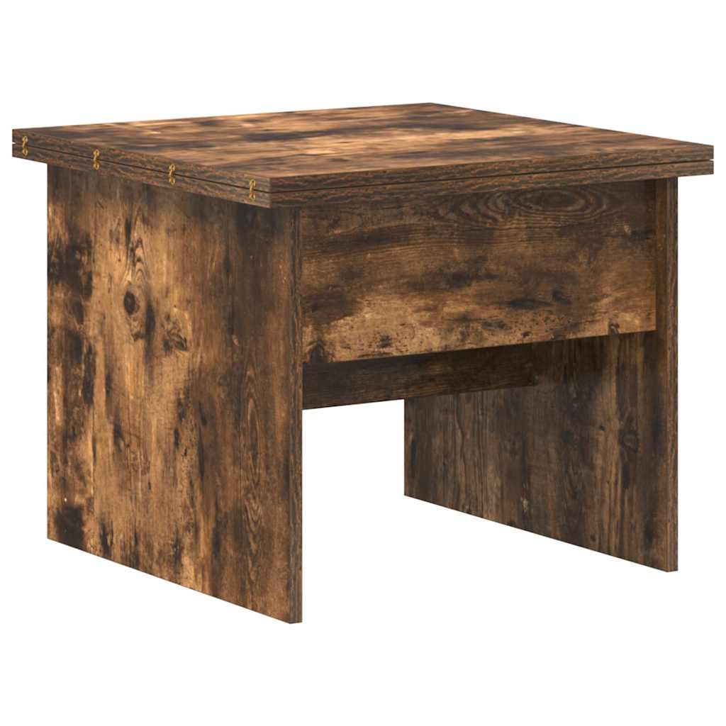 vidaXL Salontafel Wit 55 x 54,5 x 45 cm Bewerkt hout