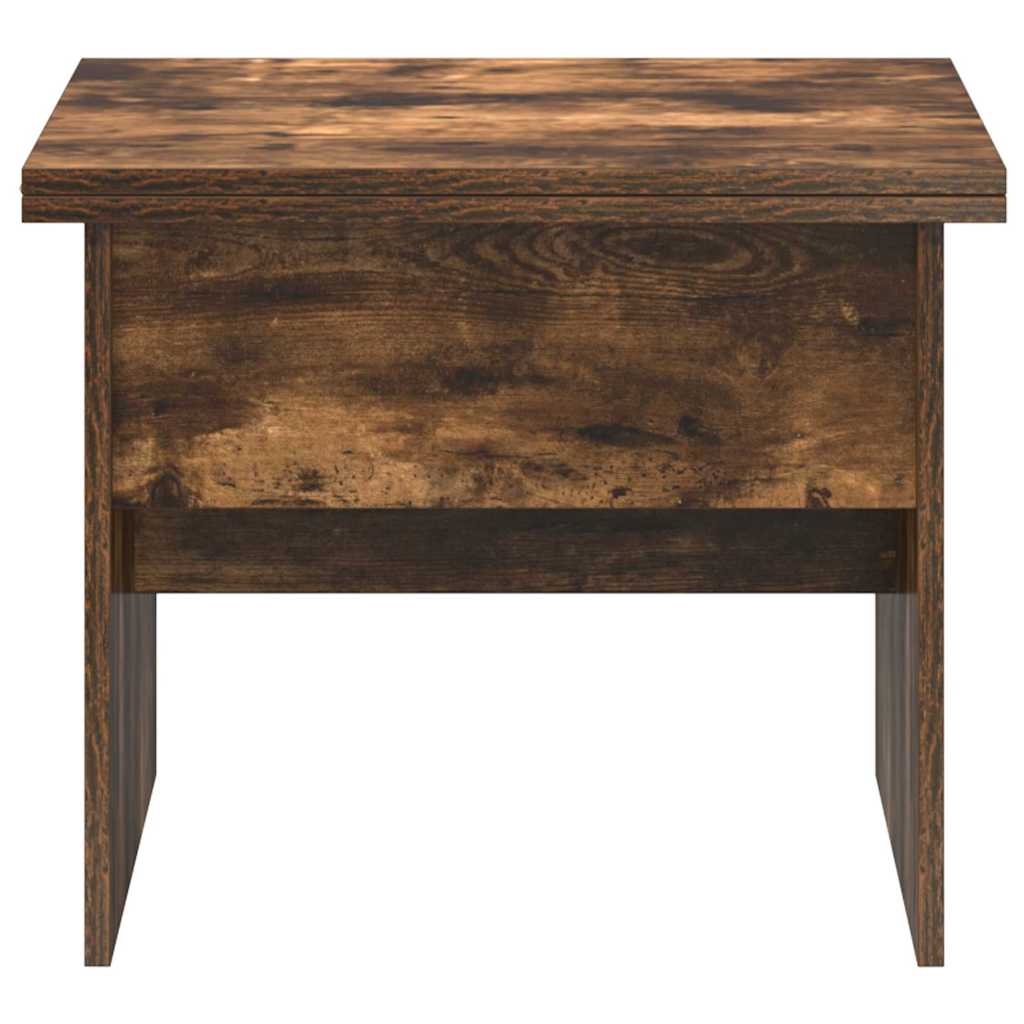 vidaXL Salontafel Wit 55 x 54,5 x 45 cm Bewerkt hout