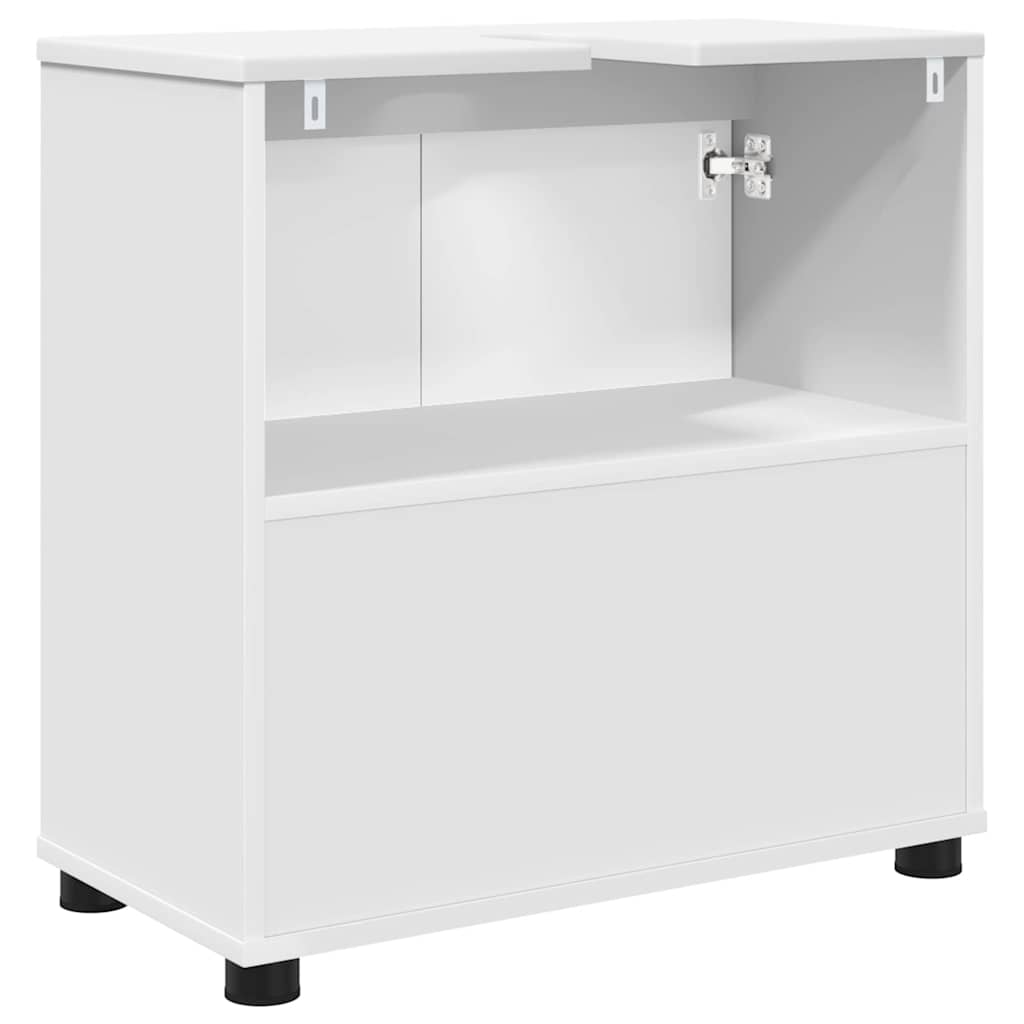 vidaXL Badkamer wastafelkast Wit 60 x 30 x 60 cm Bewerkt hout