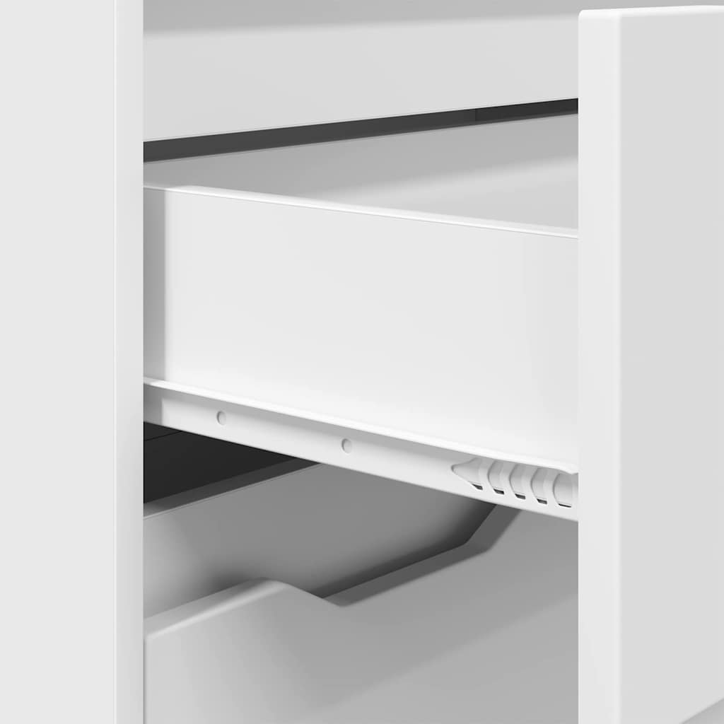 vidaXL Badkamer Kast met lade Wit 72,5 x 36,5 x 100 cm Bewerkt hout