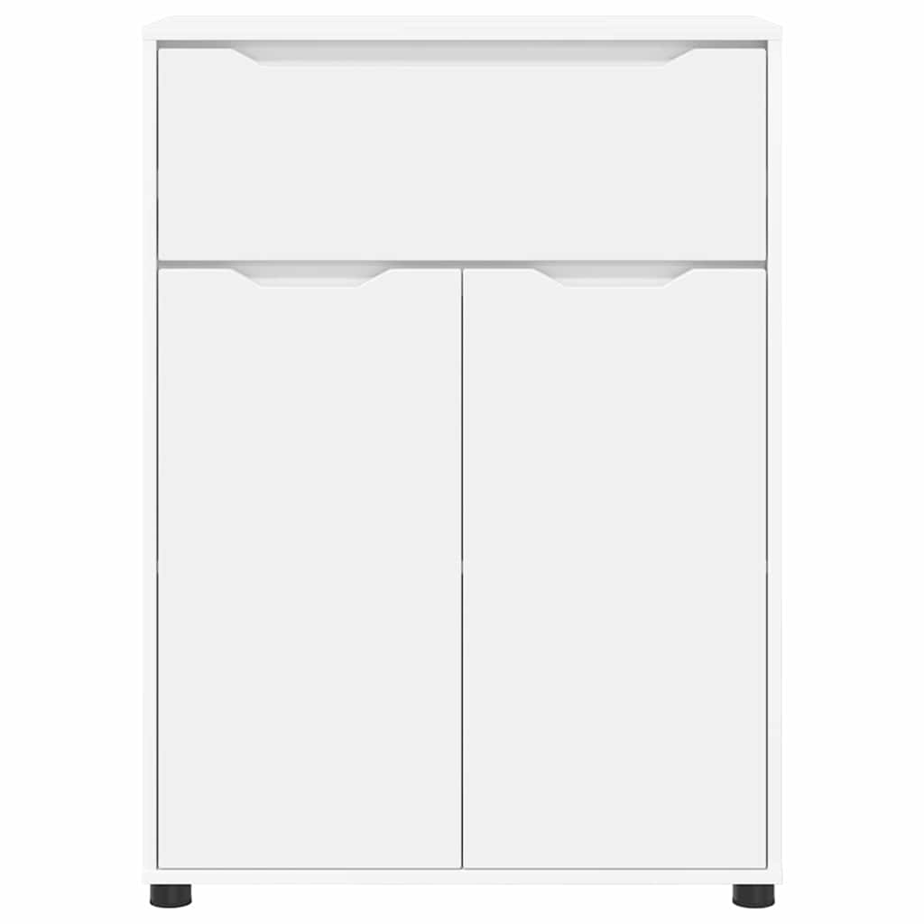 vidaXL Badkamer Kast met lade Wit 72,5 x 36,5 x 100 cm Bewerkt hout
