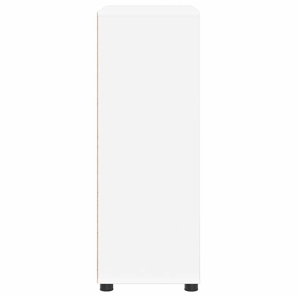 vidaXL Badkamer Kast met lade Wit 72,5 x 36,5 x 100 cm Bewerkt hout