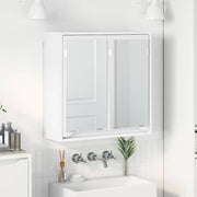 vidaXL Badkamer spiegelkast met plank Wit 60 x 20 x 60 cm Bewerkt hout