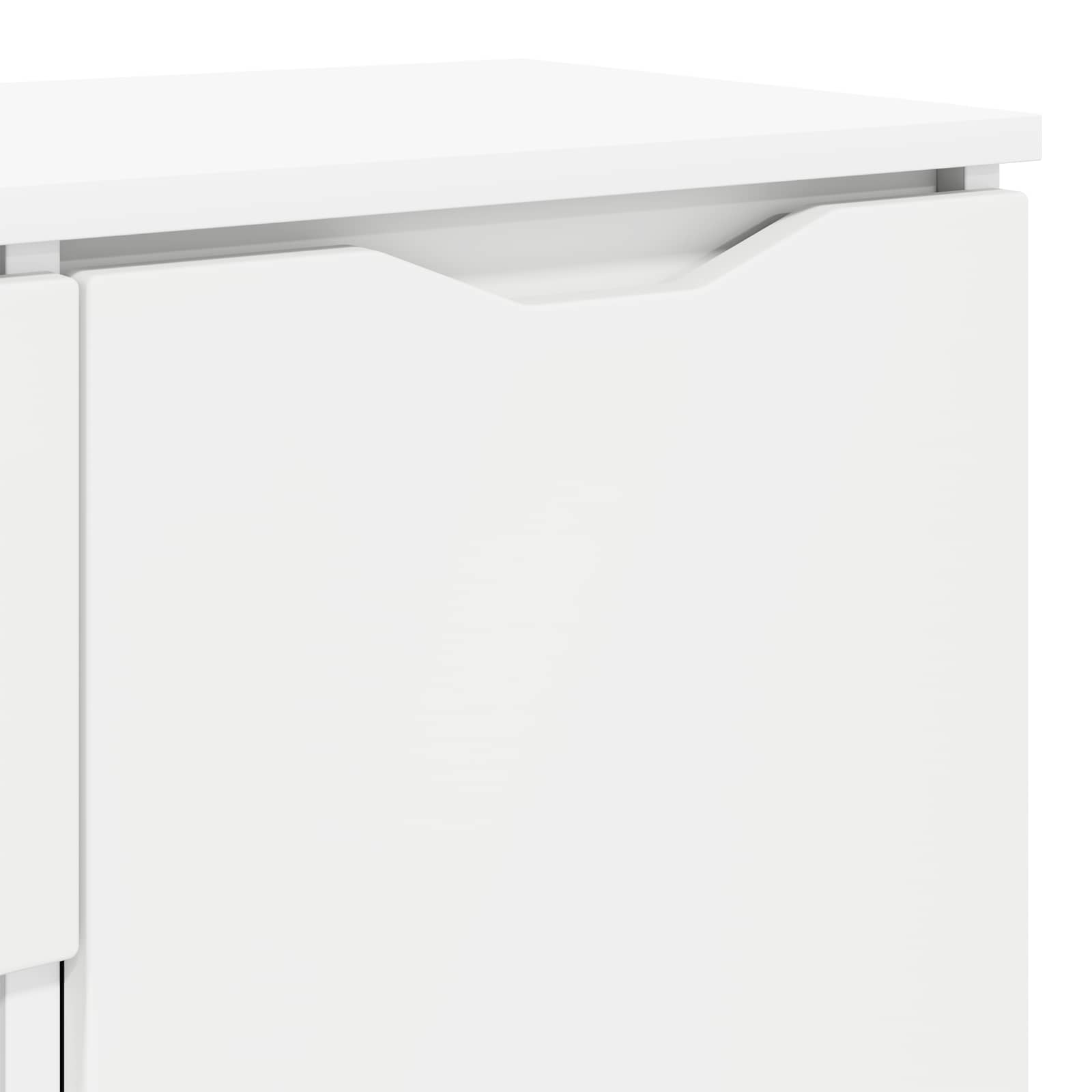 vidaXL Dressoir met lade Wit 100 x 30 x 65,6 Bewerkt hout