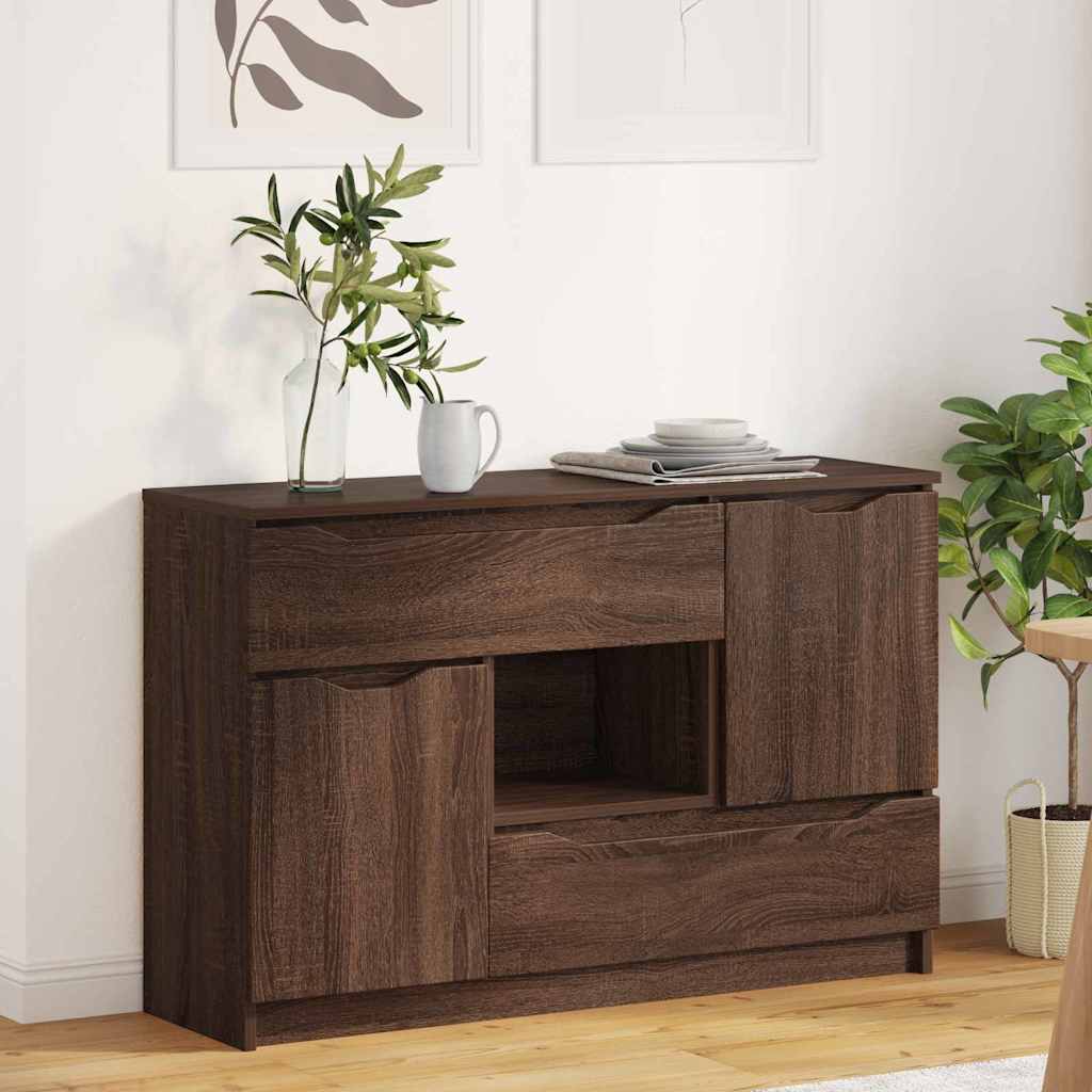 vidaXL Dressoir met lade Wit 100 x 30 x 65,6 Bewerkt hout