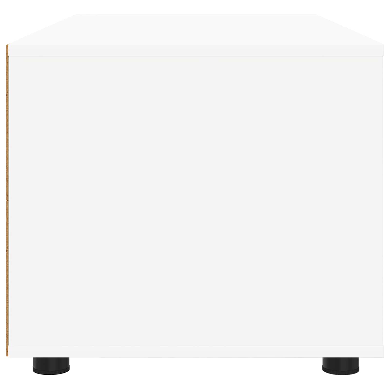 vidaXL TV-kast met lade Wit 100 x 48 x 43 cm Bewerkt hout