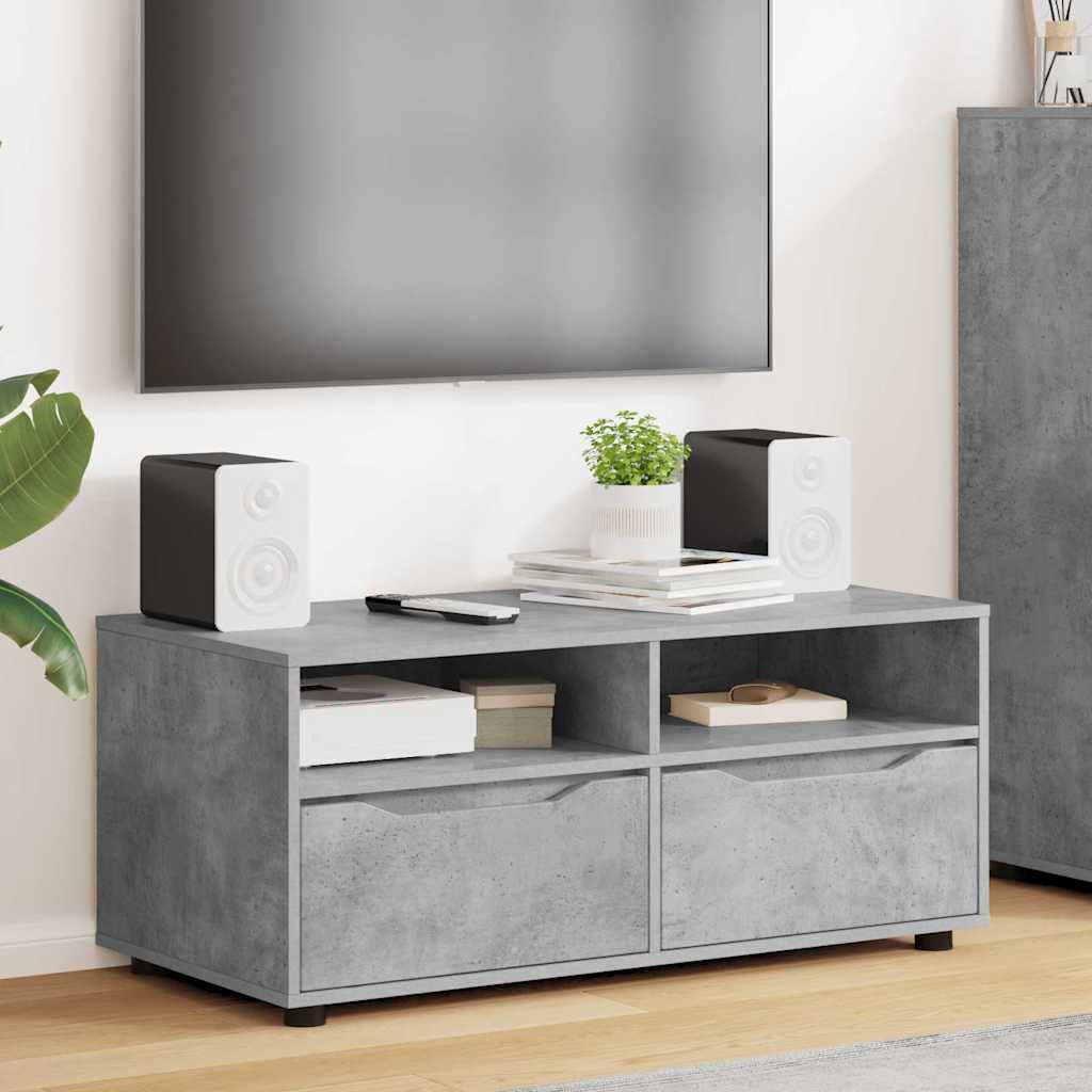 vidaXL TV-kast met lade Wit 100 x 48 x 43 cm Bewerkt hout