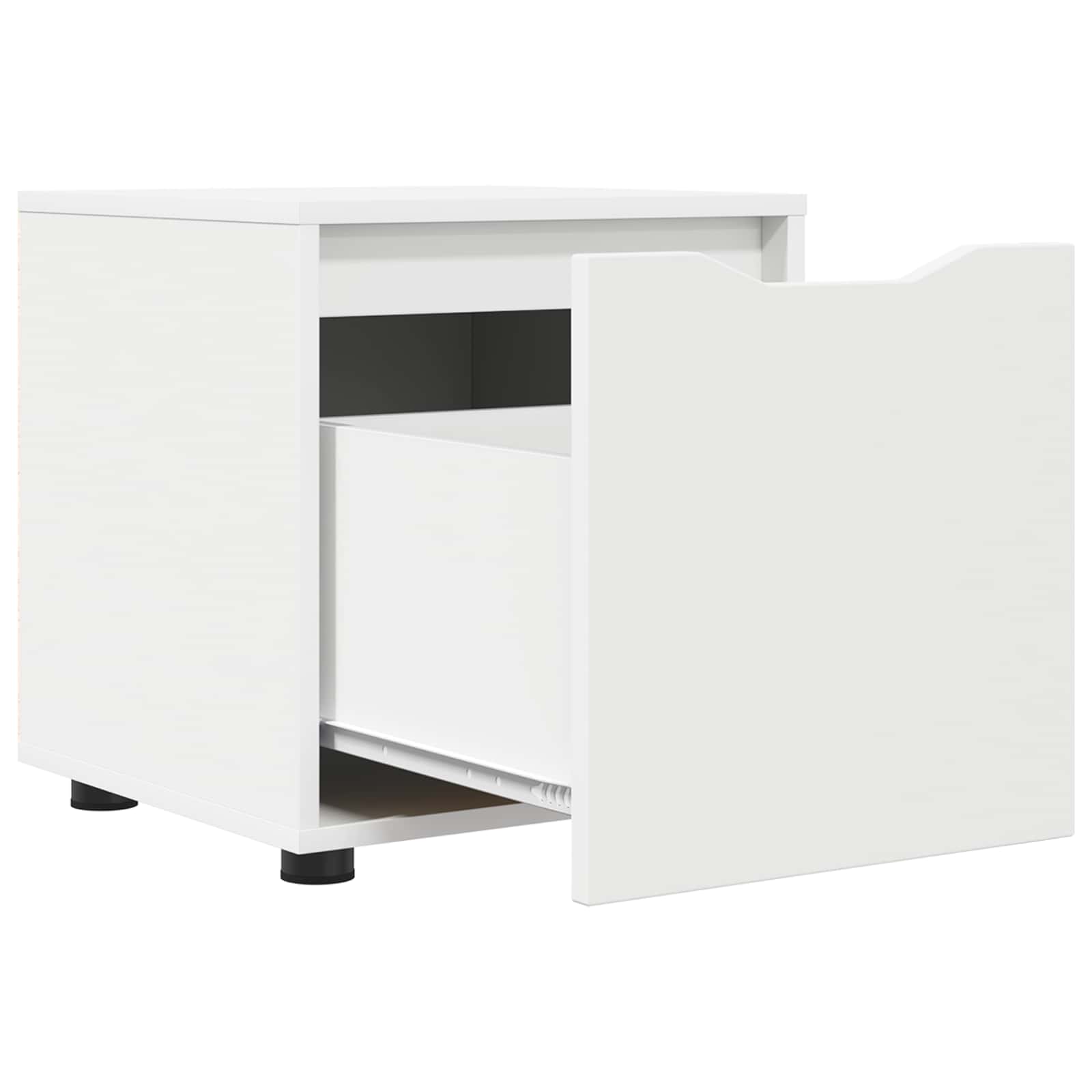 vidaXL Badkamer Kast Wit 40,5 x 40 x 44 cm Bewerkt hout