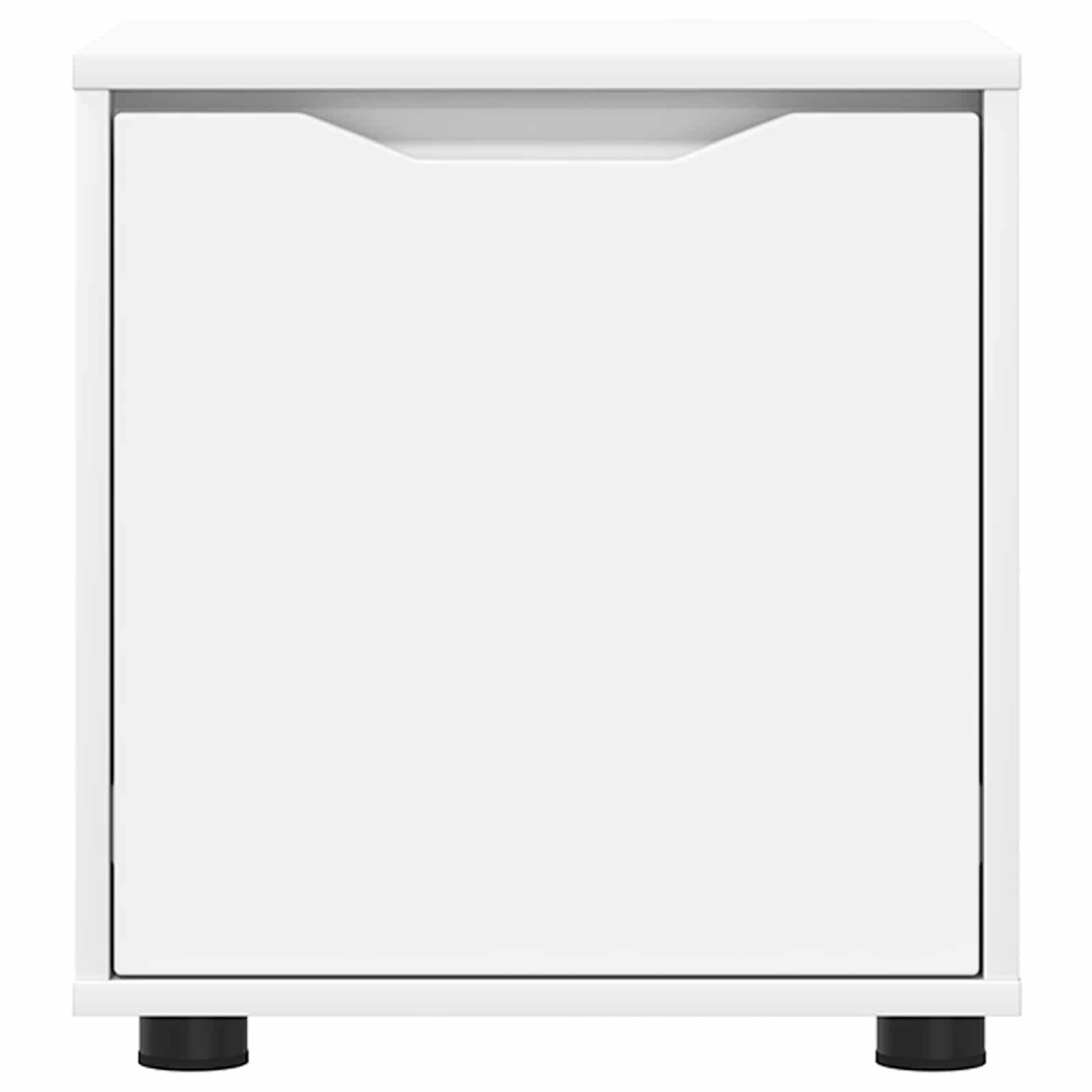 vidaXL Badkamer Kast Wit 40,5 x 40 x 44 cm Bewerkt hout