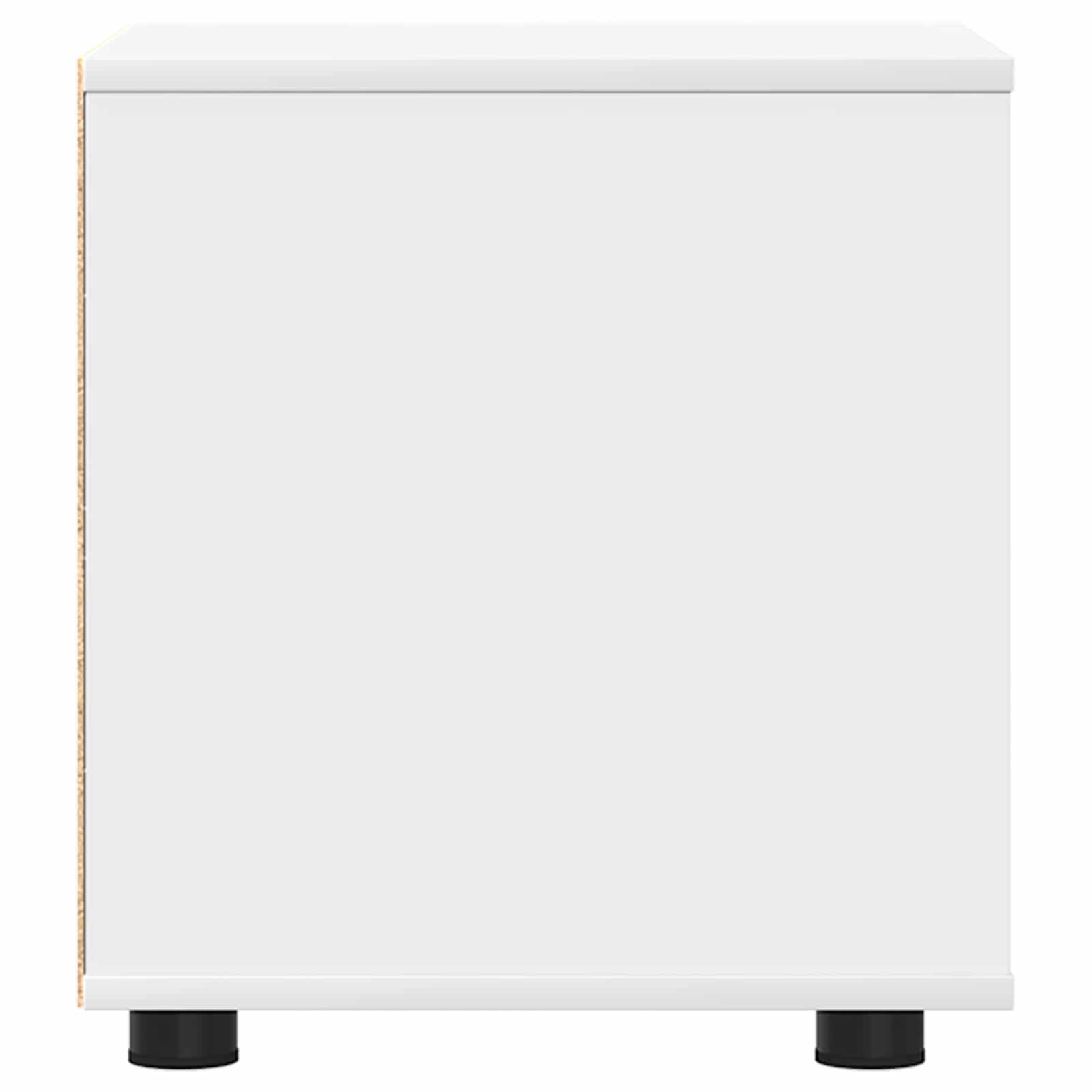 vidaXL Badkamer Kast Wit 40,5 x 40 x 44 cm Bewerkt hout