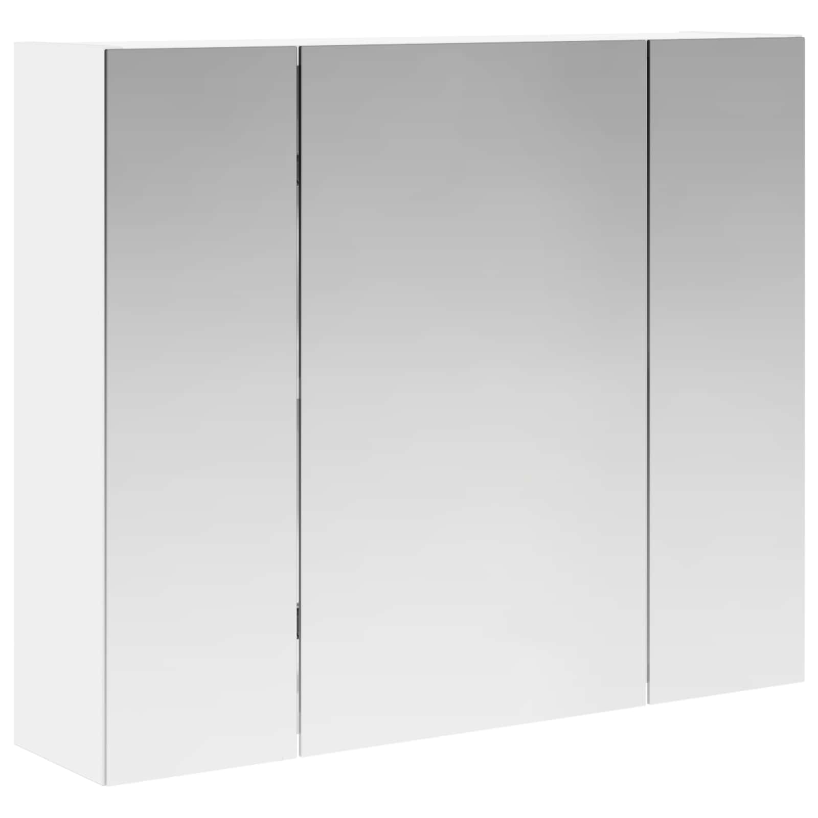vidaXL Badkamer spiegelkast voor Wit 60 x 14,5 x 50 cm Bewerkt hout