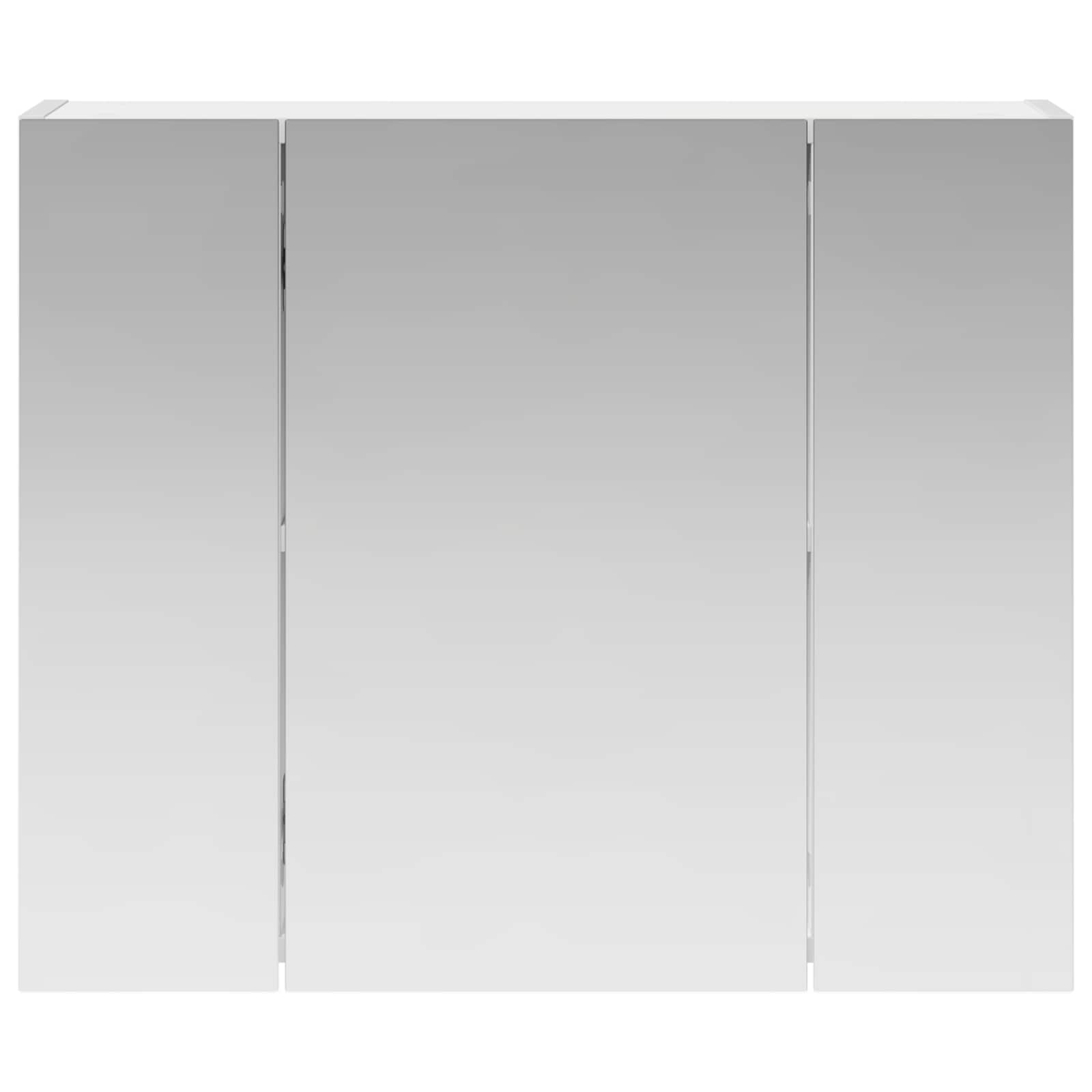 vidaXL Badkamer spiegelkast voor Wit 60 x 14,5 x 50 cm Bewerkt hout