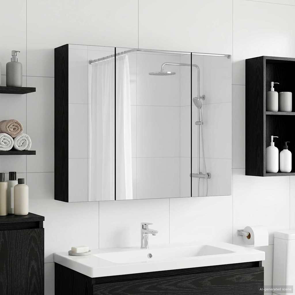 vidaXL Badkamer spiegelkast voor Wit 60 x 14,5 x 50 cm Bewerkt hout