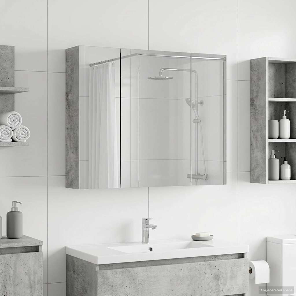 vidaXL Badkamer spiegelkast voor Wit 60 x 14,5 x 50 cm Bewerkt hout