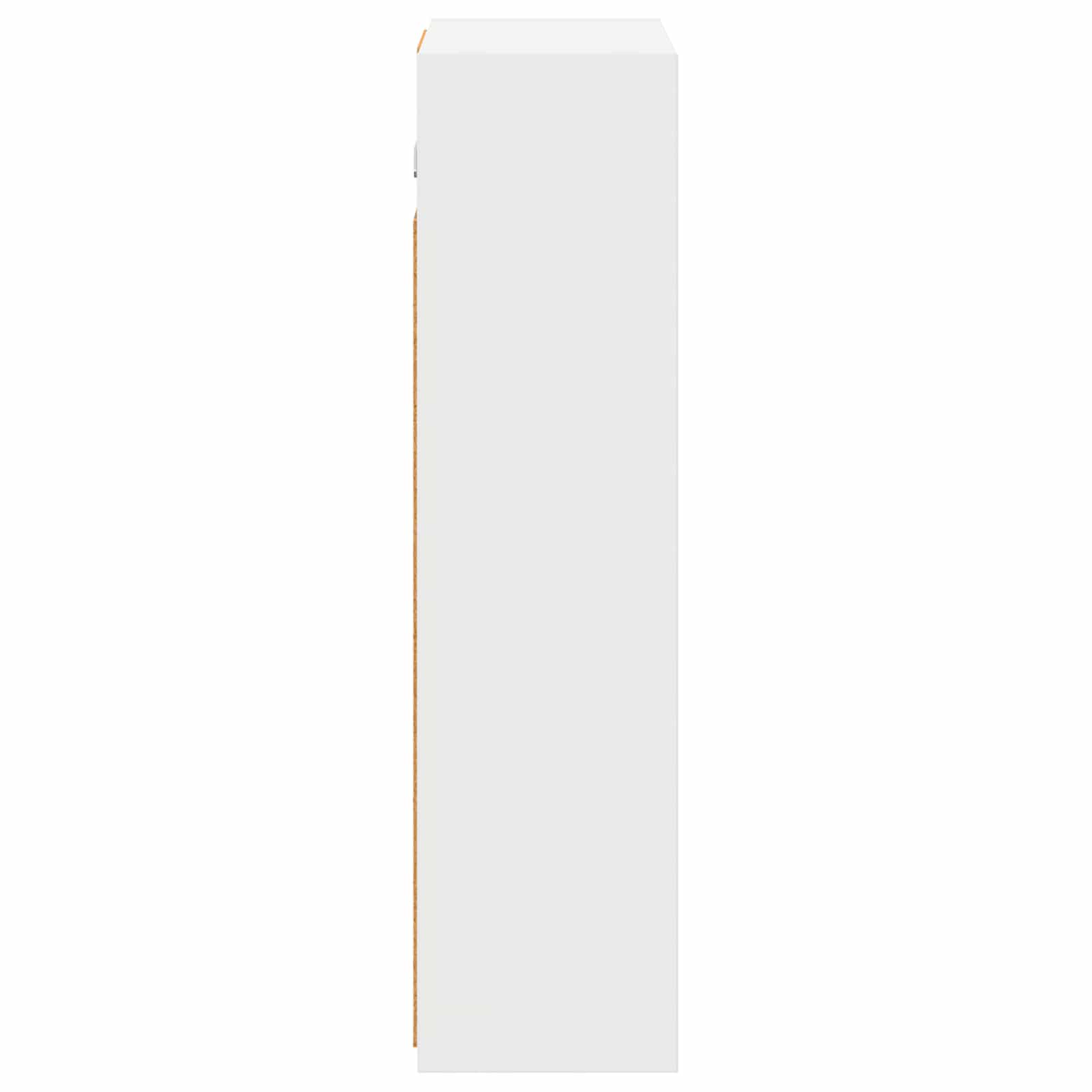 vidaXL Badkamer spiegelkast Wit 43 x 16 x 62.5 cm Bewerkt hout