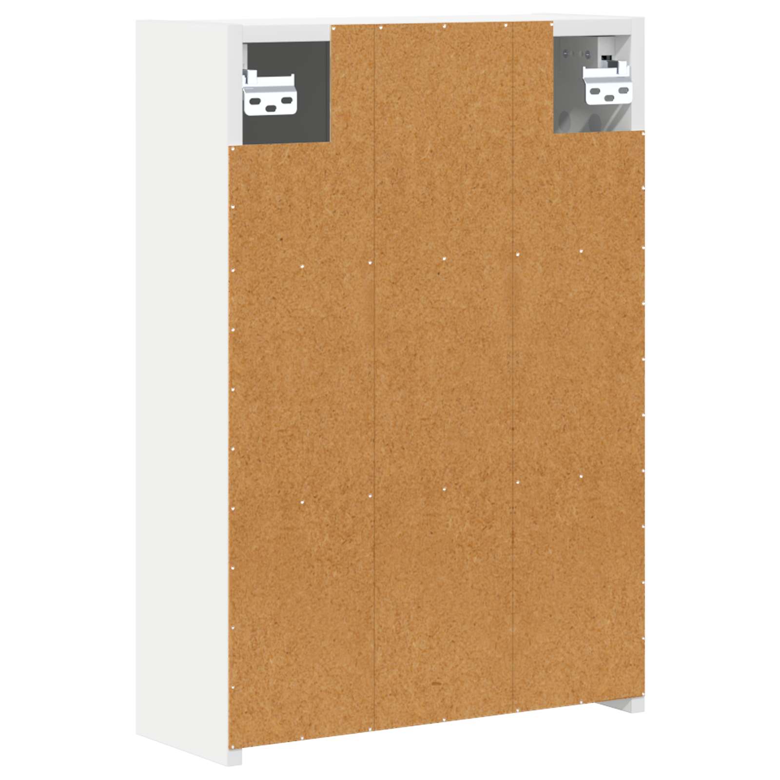 vidaXL Badkamer spiegelkast Wit 43 x 16 x 62.5 cm Bewerkt hout