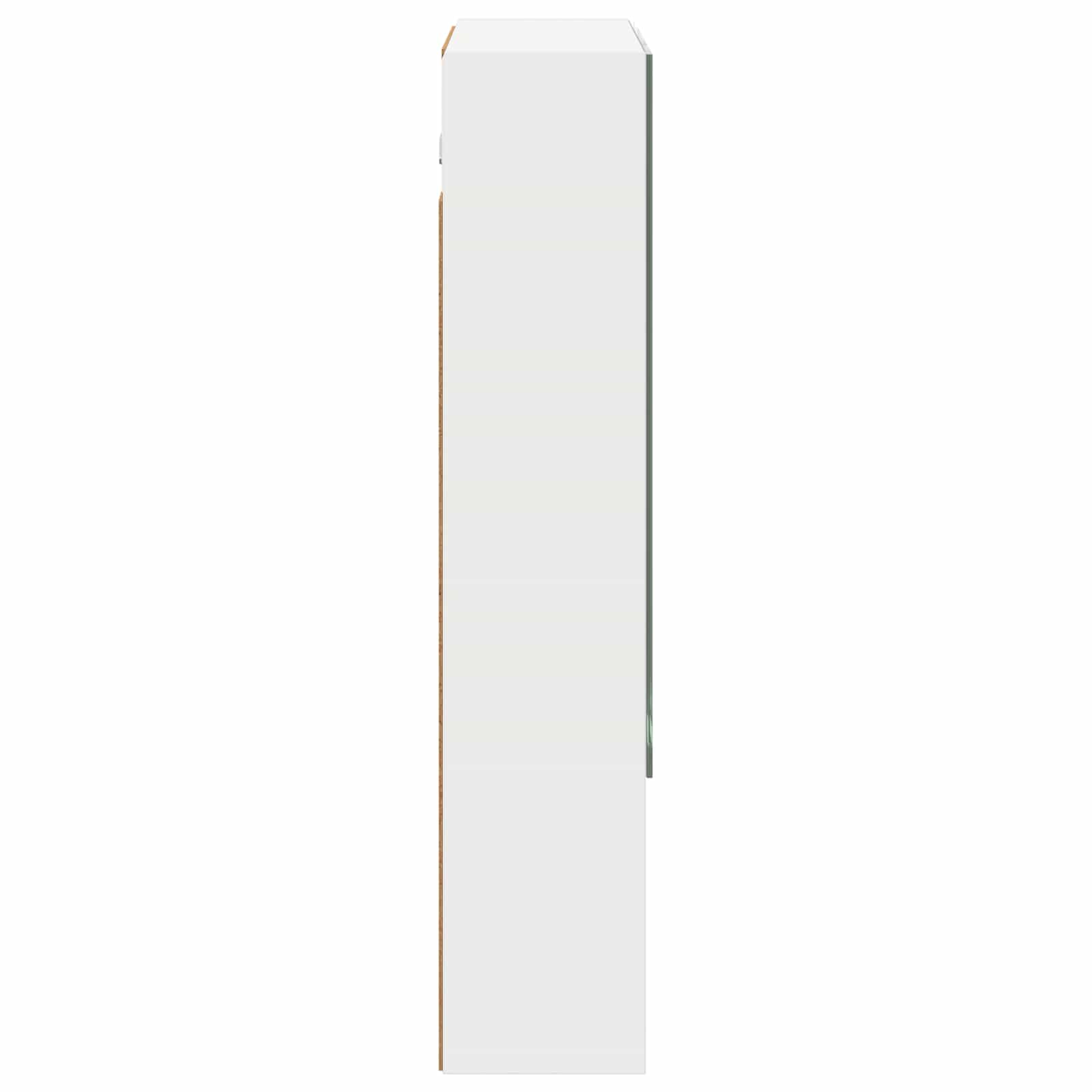 vidaXL Badkamer spiegelkast Wit 60 x 14.5 x 70 cm Bewerkt hout