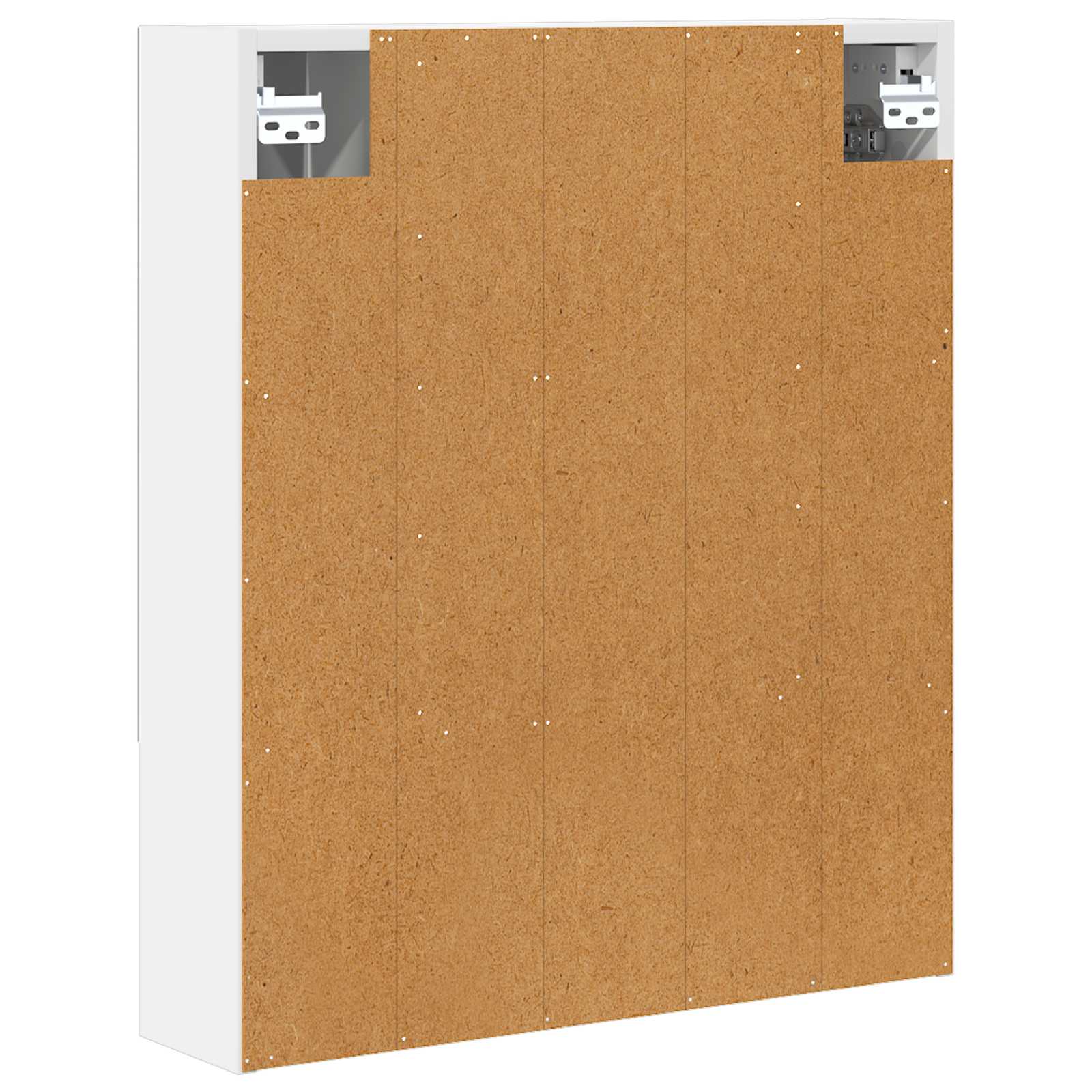 vidaXL Badkamer spiegelkast Wit 60 x 14.5 x 70 cm Bewerkt hout