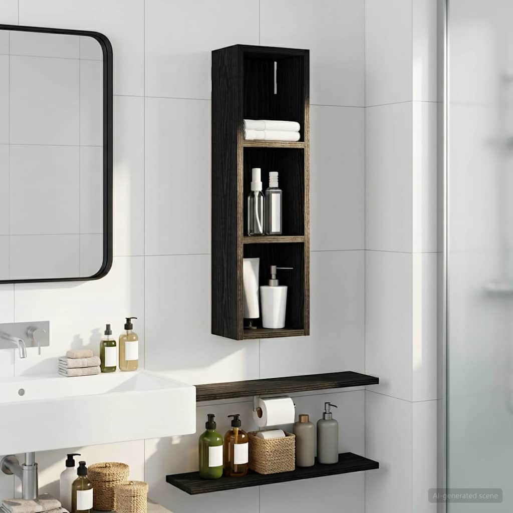vidaXL Badkamer wandkast Wit 40 x 16 x 62,5 cm Geconstrueerd hout
