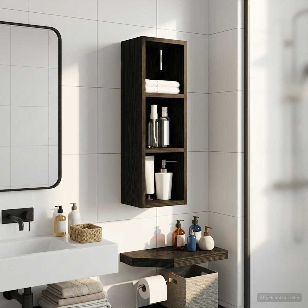 vidaXL Badkamer wandkast Wit 40 x 16 x 62,5 cm Geconstrueerd hout