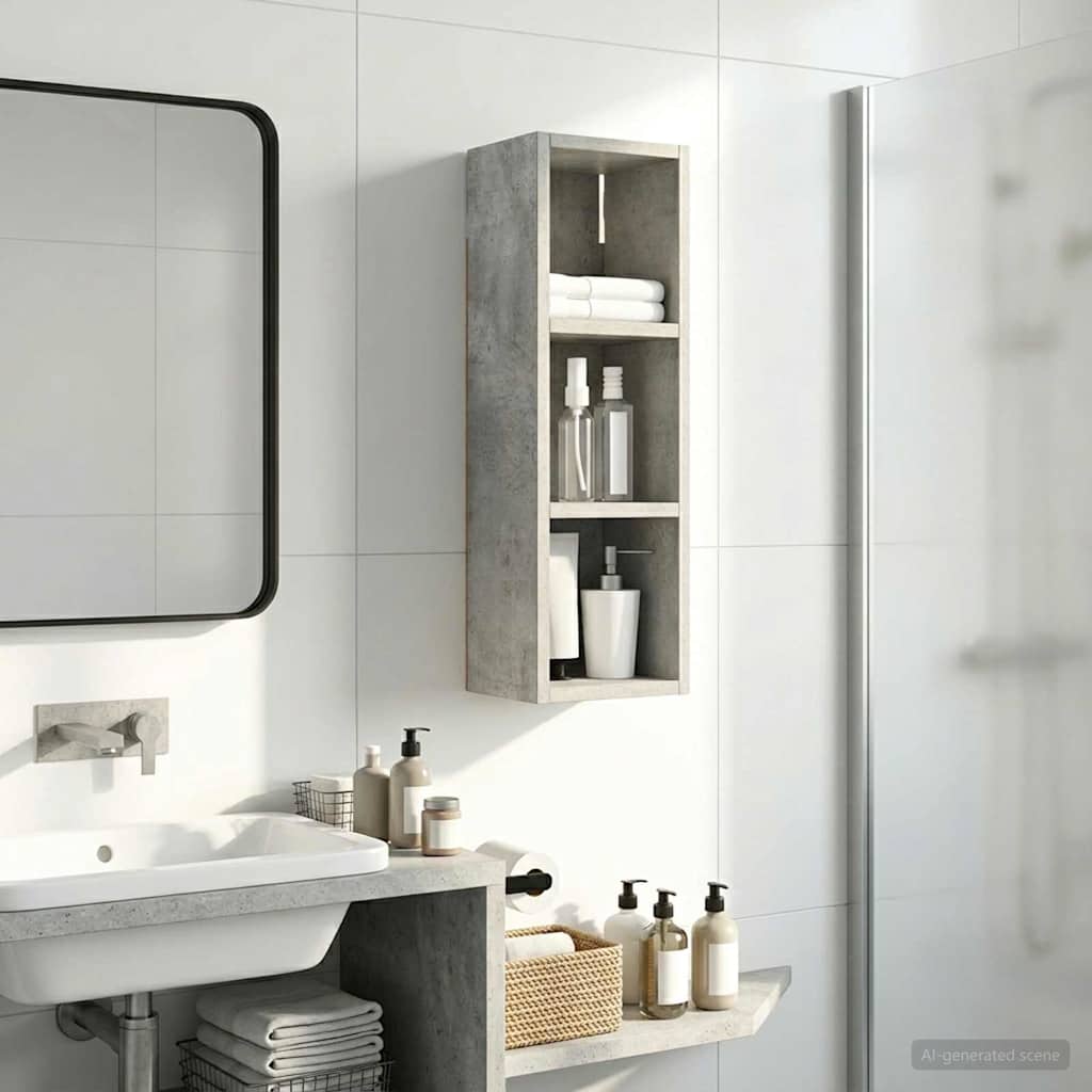vidaXL Badkamer wandkast Wit 40 x 16 x 62,5 cm Geconstrueerd hout