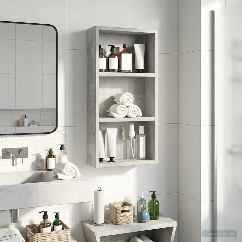 vidaXL Badkamer wandkast Wit 40 x 16 x 62,5 cm Geconstrueerd hout