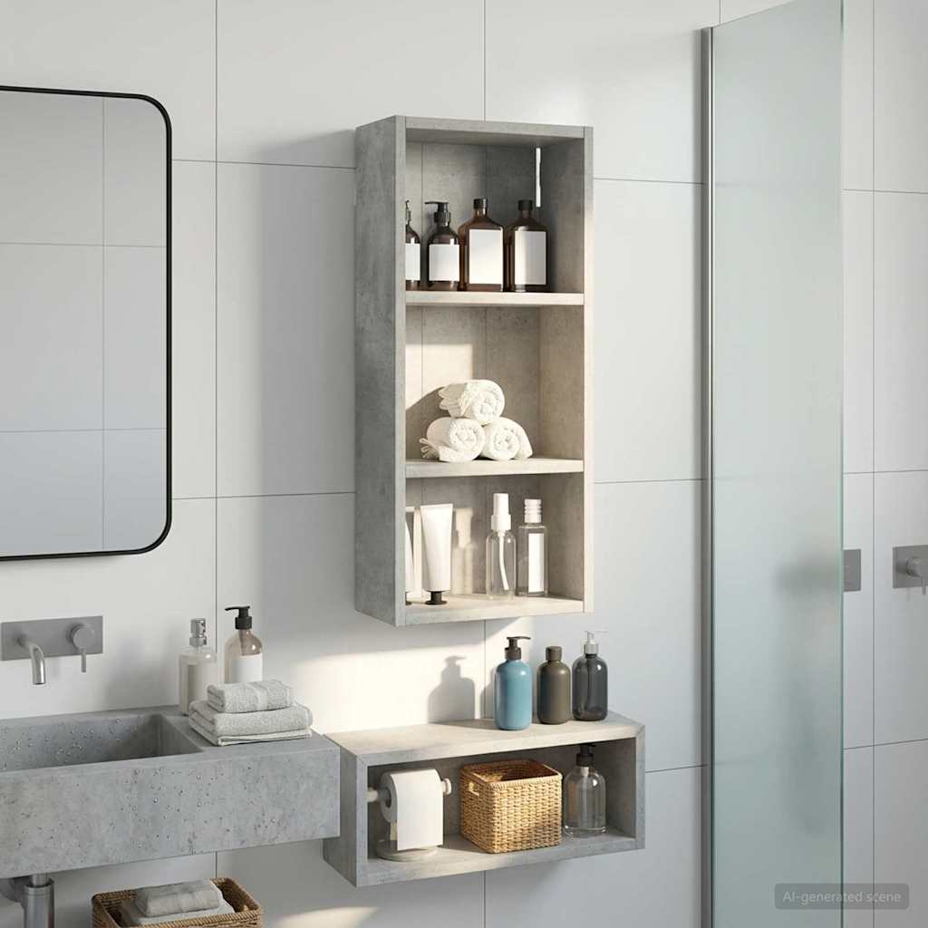 vidaXL Badkamer wandkast Wit 40 x 16 x 62,5 cm Geconstrueerd hout