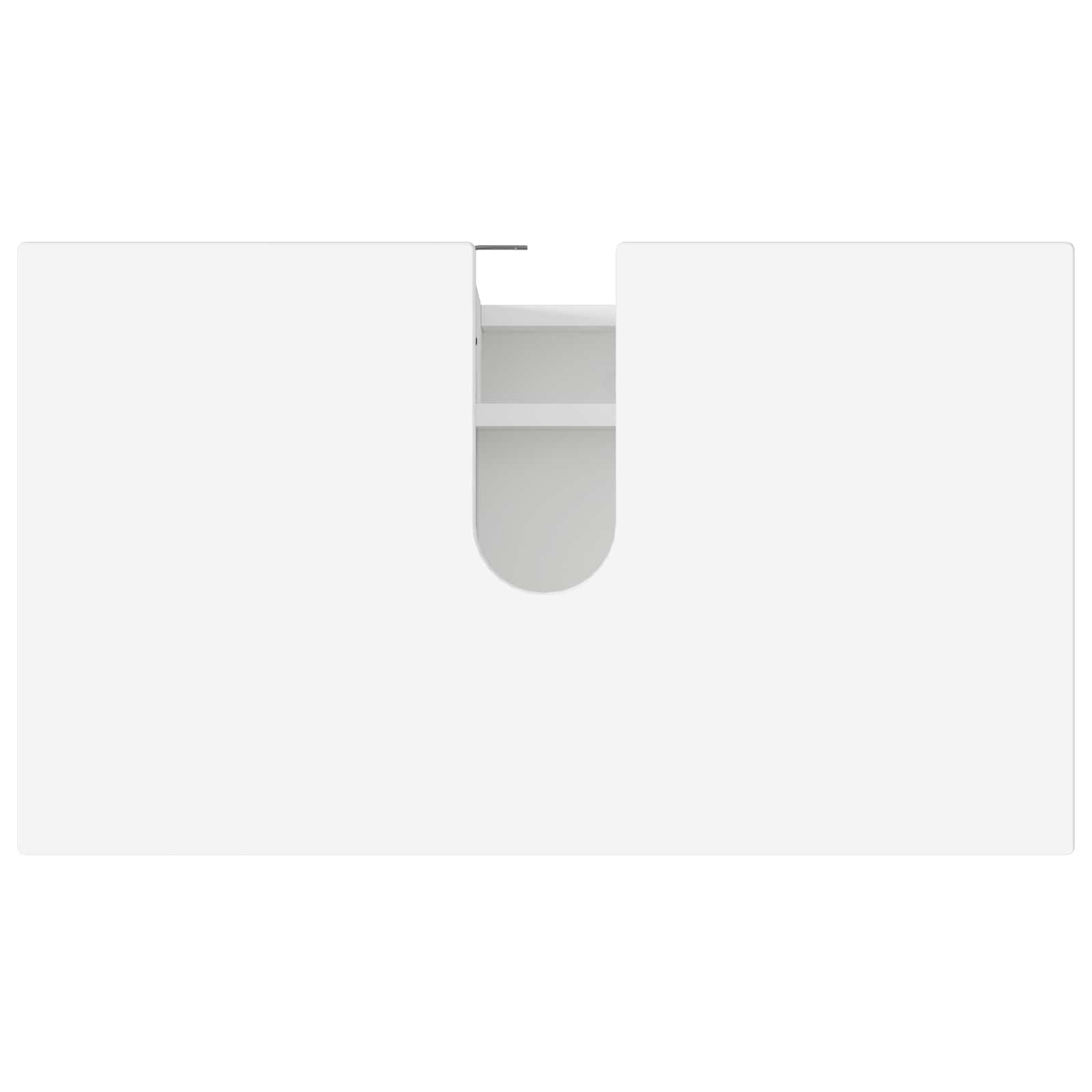 vidaXL Badkamermeubel met Wasbak met lade Zwart 60 x 35 x 60 cm