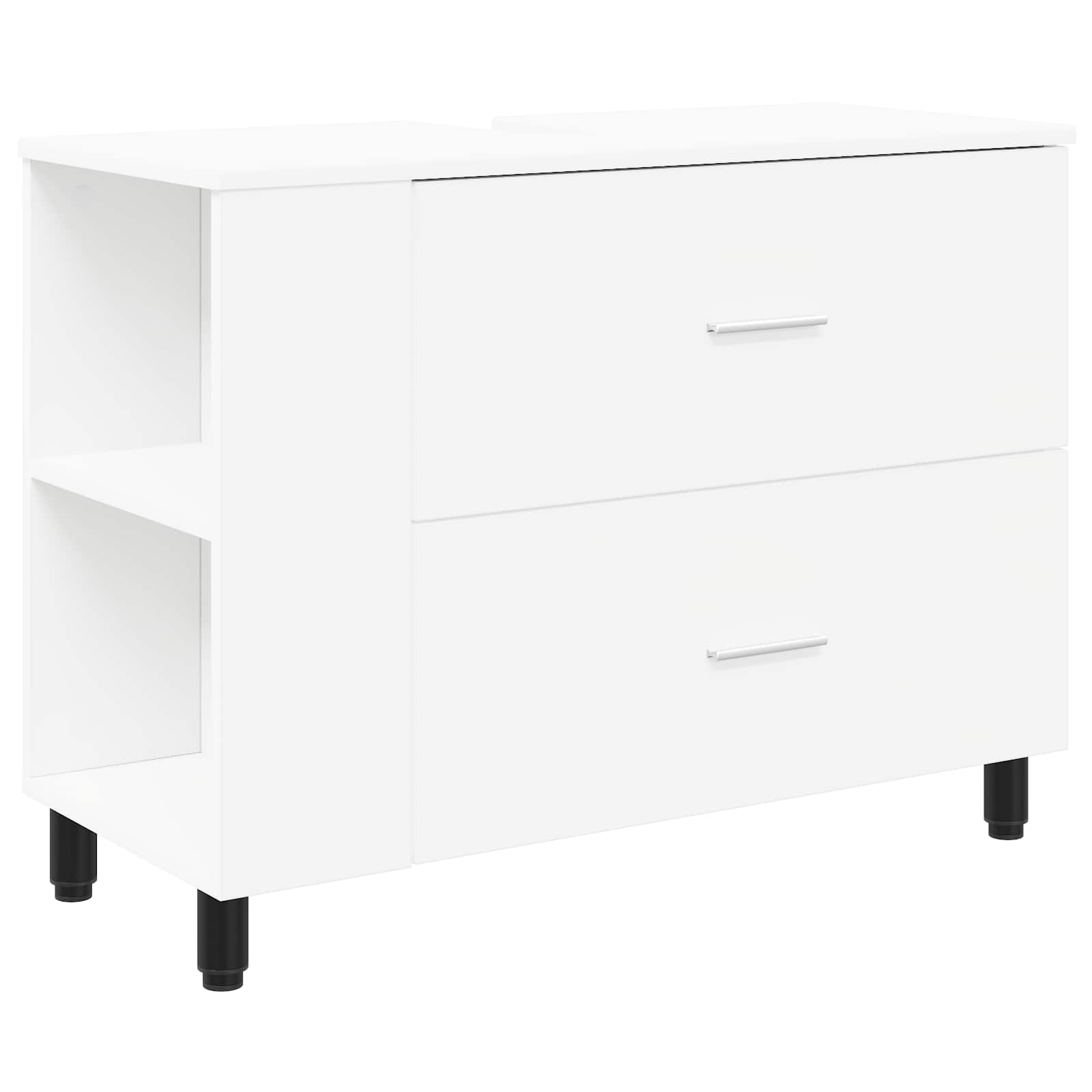 vidaXL Opbergkast onder de wastafel Sonoma eiken 80 x 35 x 60 cm