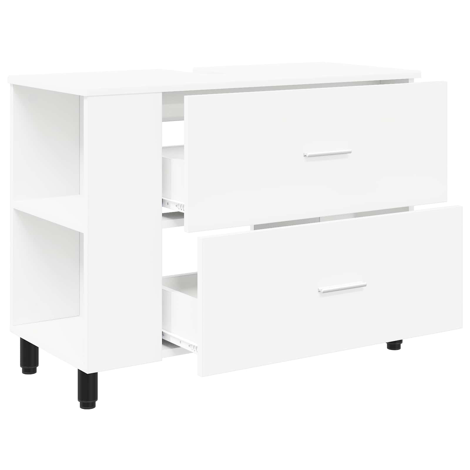 vidaXL Opbergkast onder de wastafel Sonoma eiken 80 x 35 x 60 cm