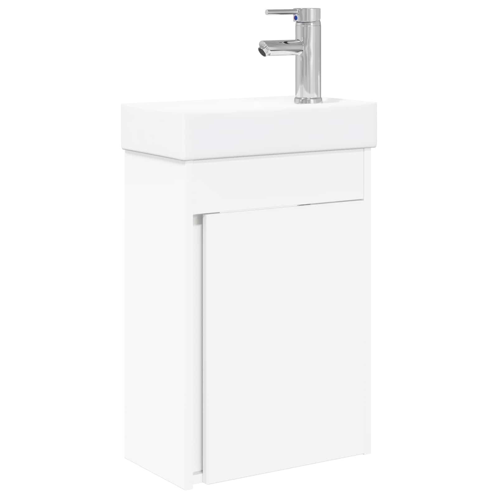 vidaXL Badkamerkast met wastafel Artisan eik 40,5 x 22,5 x 62 cm