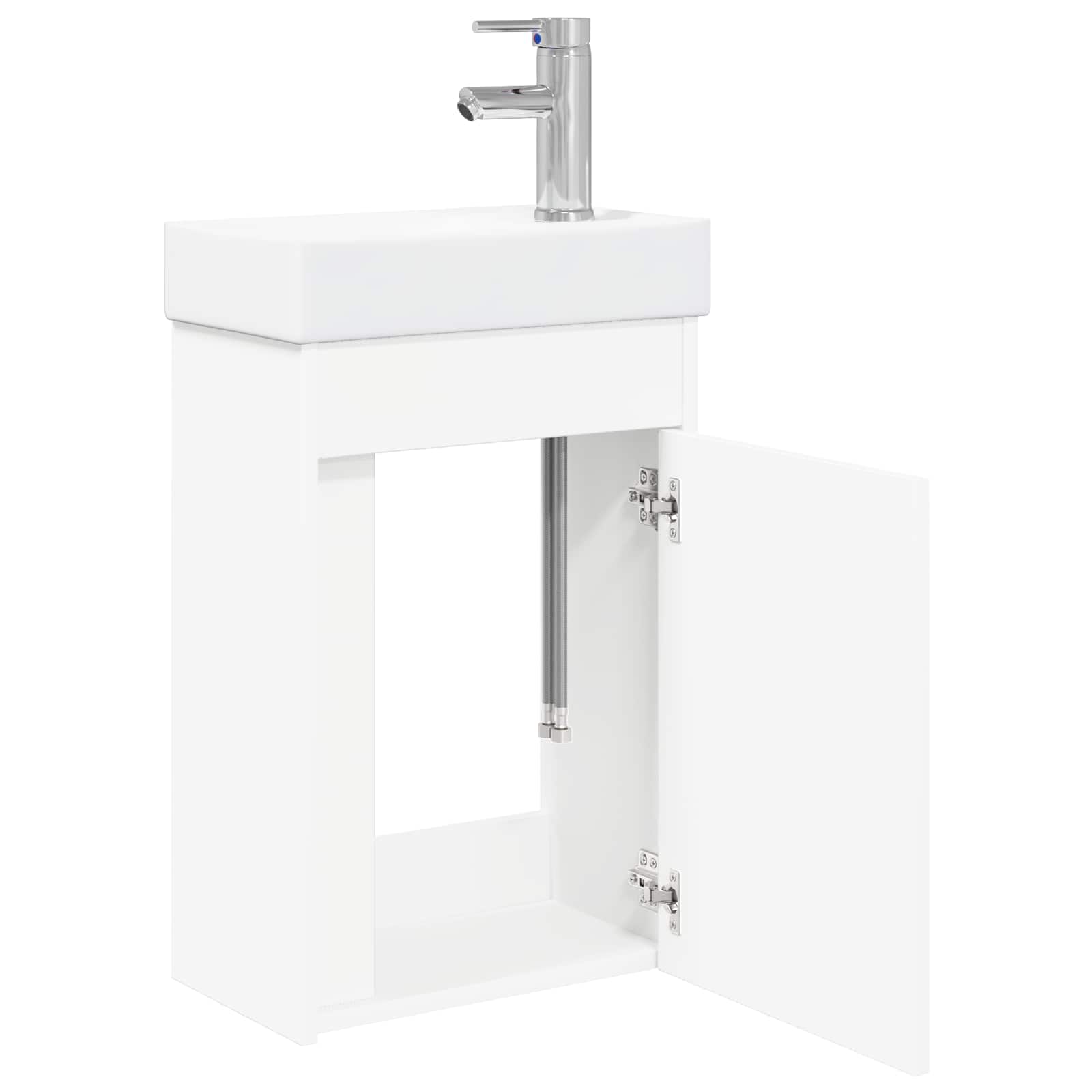 vidaXL Badkamerkast met wastafel Artisan eik 40,5 x 22,5 x 62 cm
