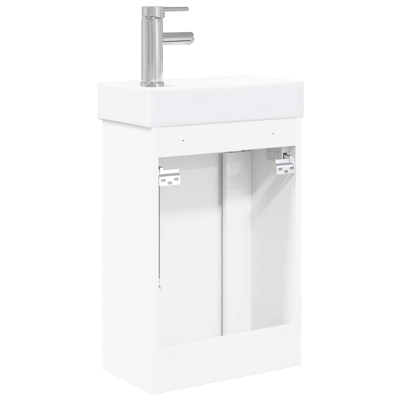 vidaXL Badkamerkast met wastafel Artisan eik 40,5 x 22,5 x 62 cm