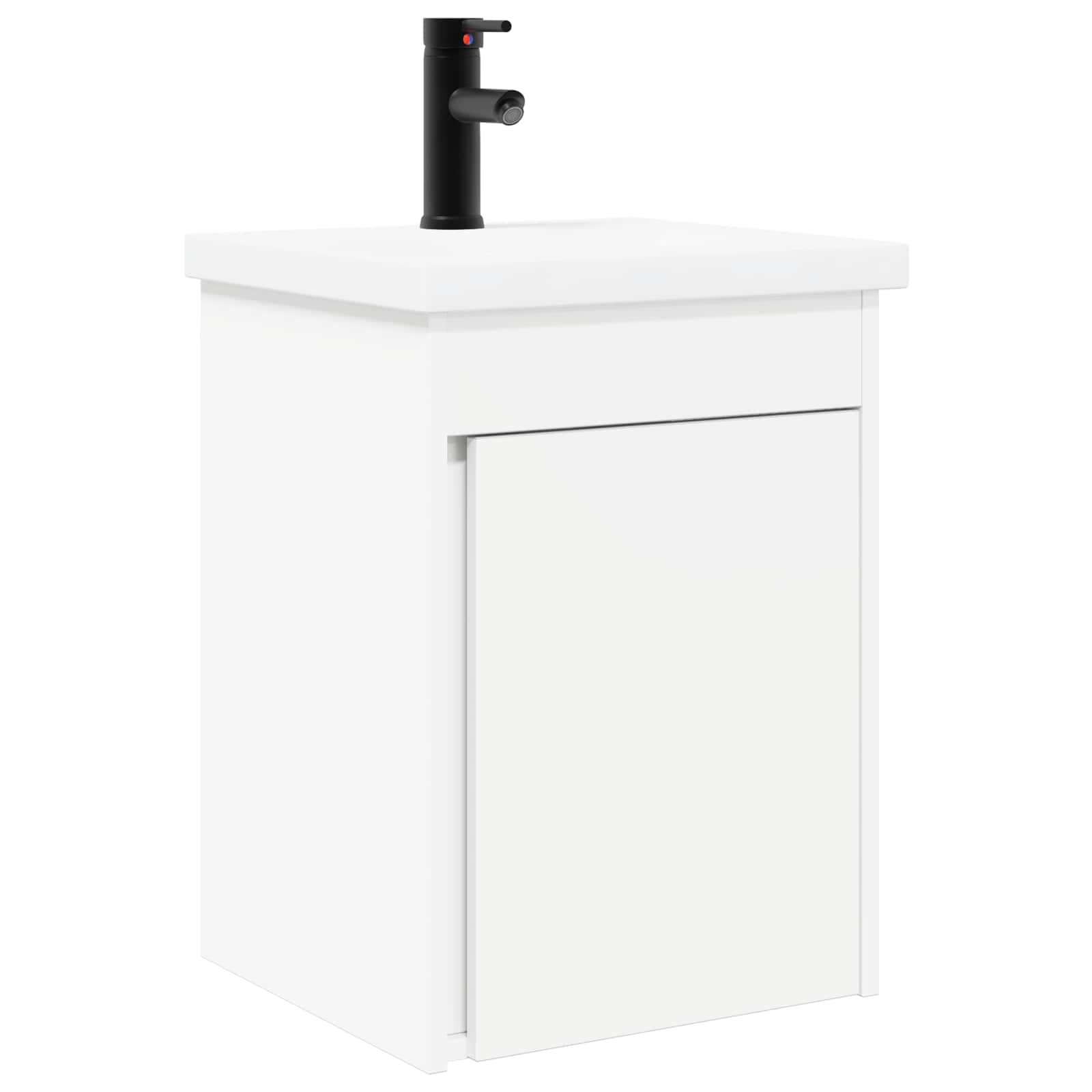 vidaXL Badkamerkast met kraan Wit 42 x 40 x 74,5 cm