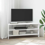 vidaXL HoekTVKast Wit 102x40,5x45cm Bewerkt hout