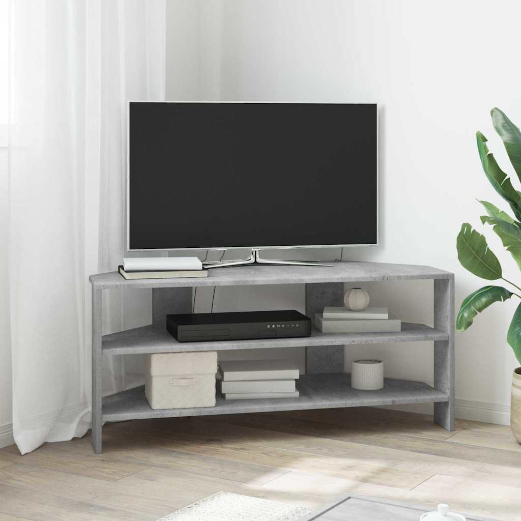 vidaXL HoekTVKast Wit 102x40,5x45cm Bewerkt hout
