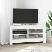 vidaXL HoekTVKast Wit 102x40,5x45cm Bewerkt hout