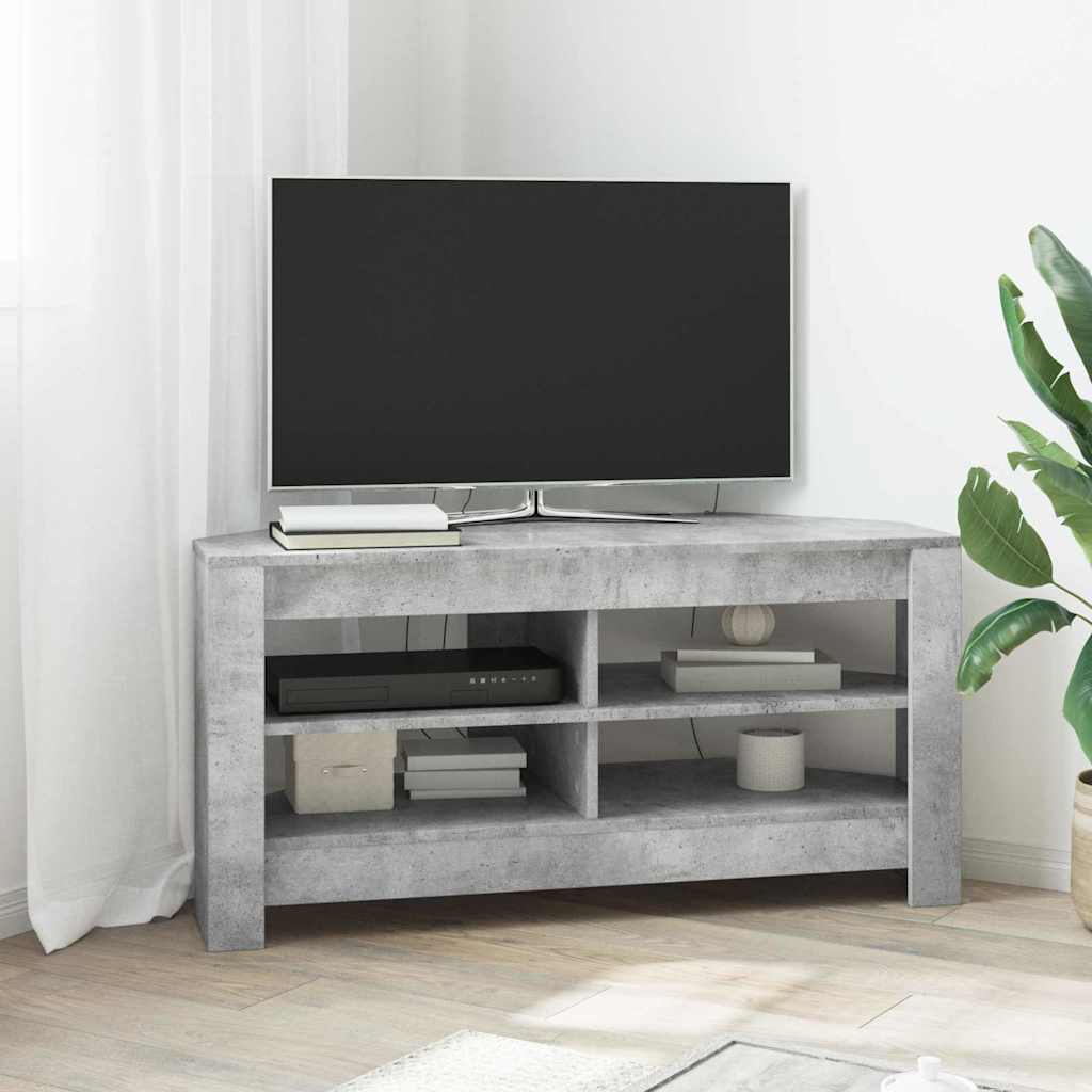 vidaXL HoekTVKast Wit 102x40,5x45cm Bewerkt hout