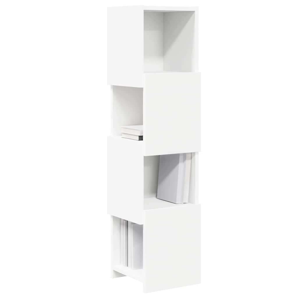 vidaXL Hoekkast Wit 25,5x25x102cm Bewerkt hout