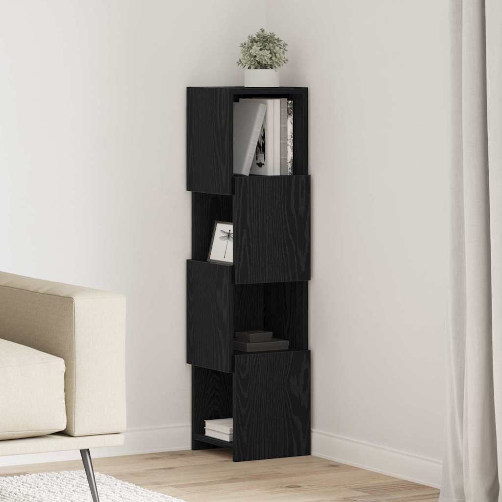 vidaXL Hoekkast Wit 25,5x25x102cm Bewerkt hout