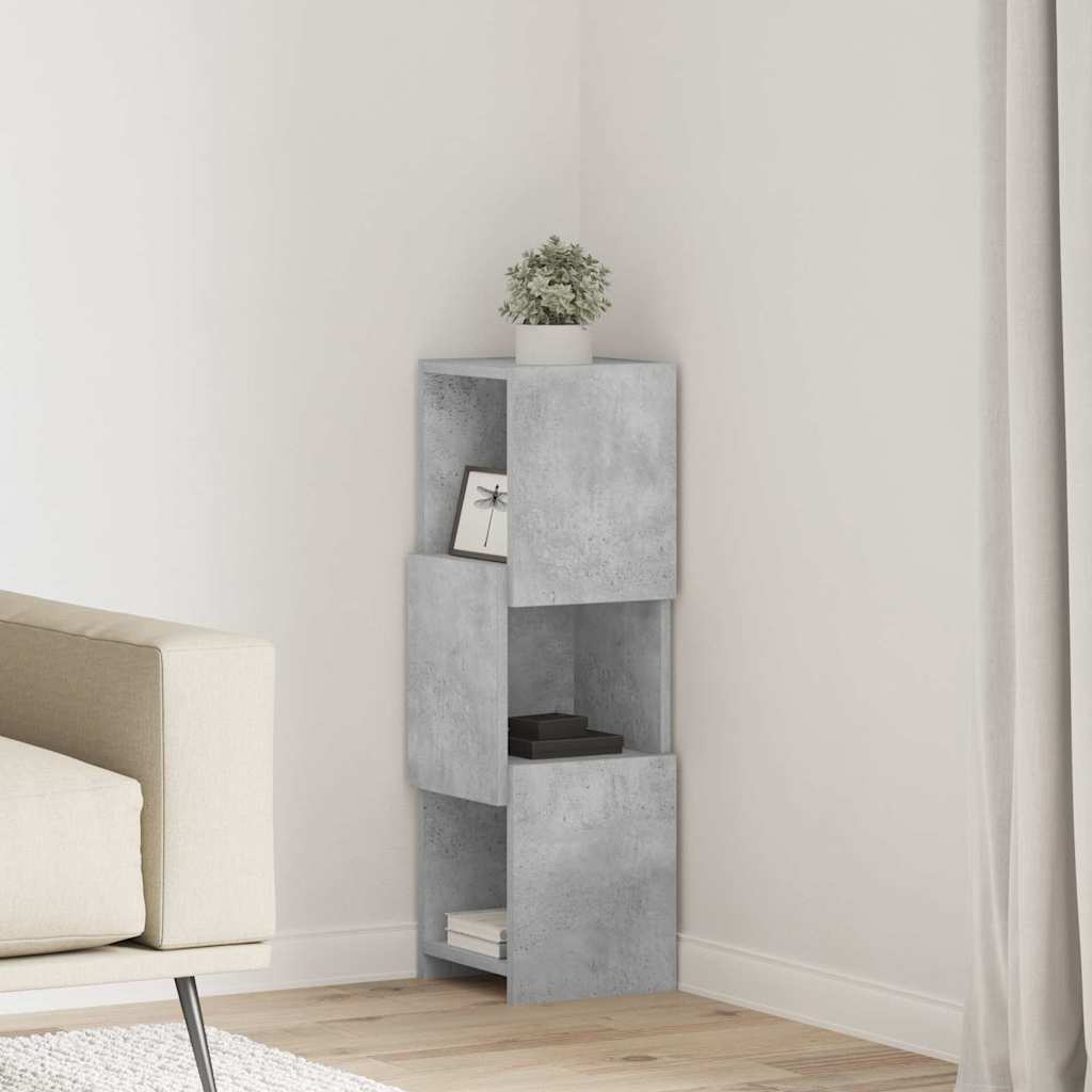 vidaXL Hoekkast Wit 25,5x25x102cm Bewerkt hout