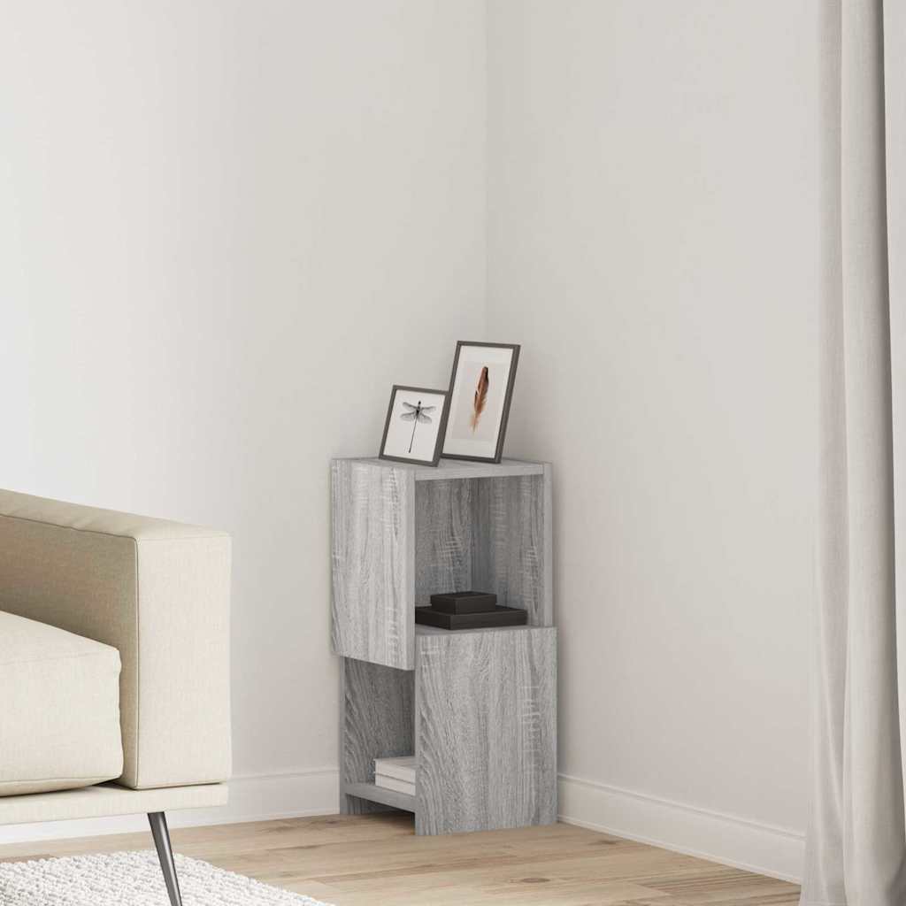 vidaXL Hoekkast Wit 25,5x25x102cm Bewerkt hout